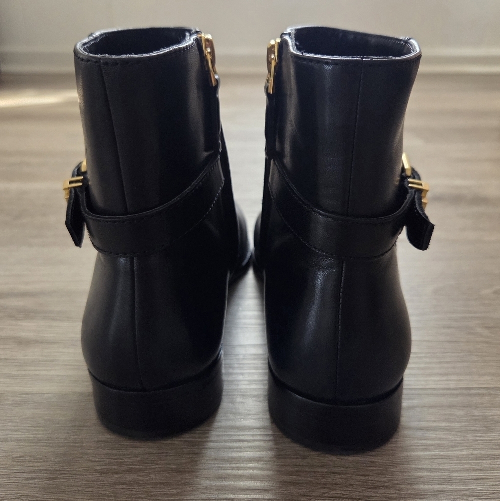 Lauren Ralph Lauren Brooke II burnished leather bootie - Picture 4 of 8